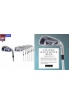 AGXGOLF MEN'S ONE SWING SAME LENGTH IRONS SET 4, 5, 6, 7, 8 & 9 + PITCHING WEDGE; LEFT OR RIGHT HAND SENIOR REGULAR or STIFF FLEX, CHOICE of FINISHED LENGTH, BUILT in USA!! SEE OPTIONS
